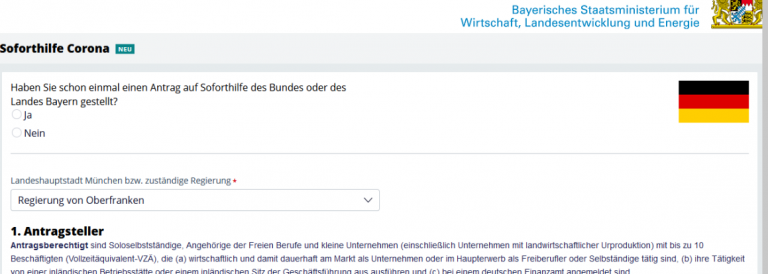 Soforthilfe Corona Bayern in voller Höhe beantragt? – Kraus & Kraus